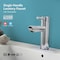 Everflow Bathroom Faucet w/ Deck Plate, 1 handle, 1 or 3 hole Stainless Chrome BAC-V11C - alternate 4